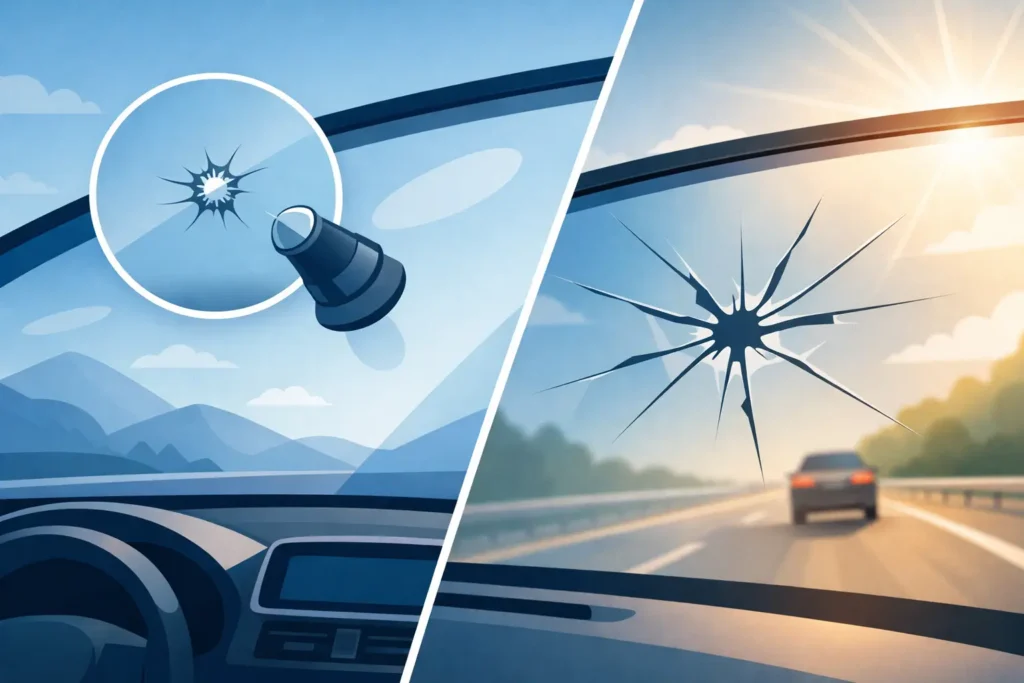Can a Windshield Chip Turn Into a Crack?
