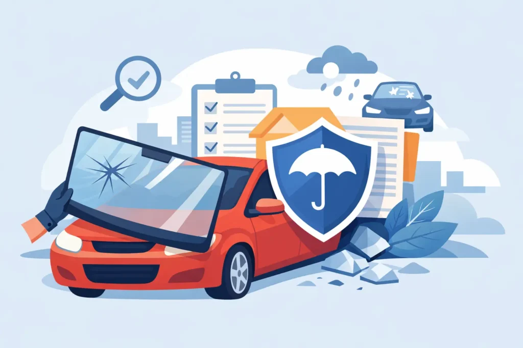 What Is Windshield Replacement Covered Under?