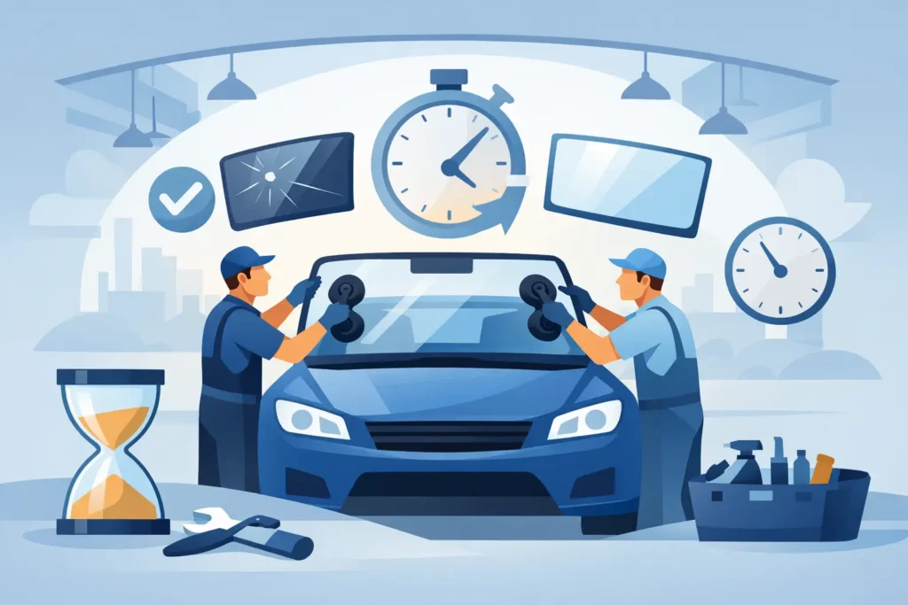 How Long Windshield Replacement Takes